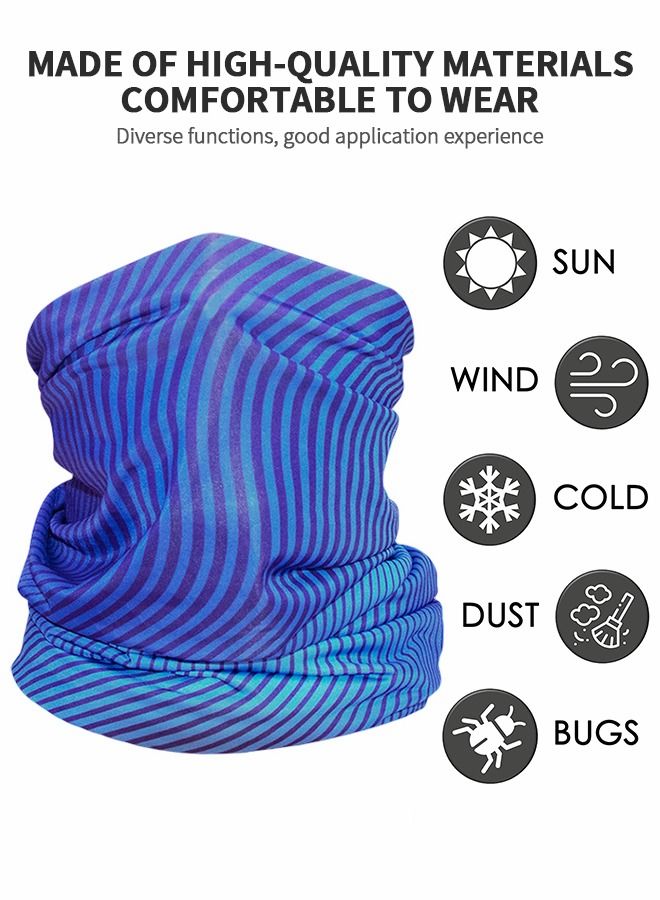 GROIC 2 Pack Neck Gaiter Mask Face Scarf Bandana Tube Cover Headwear Balaclava Headband Headwrap,UPF 50 Face Mask,UV Sun Protection,Cycling Collar  - Image 4