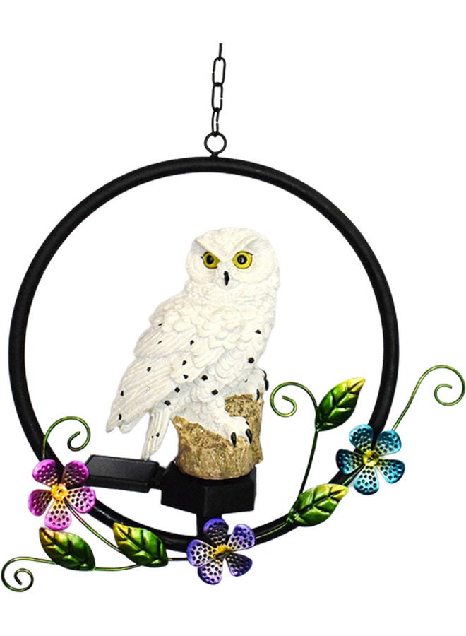 Loquat Solar Owl Iron Pendant LED Lamp Multicolour - Image 2