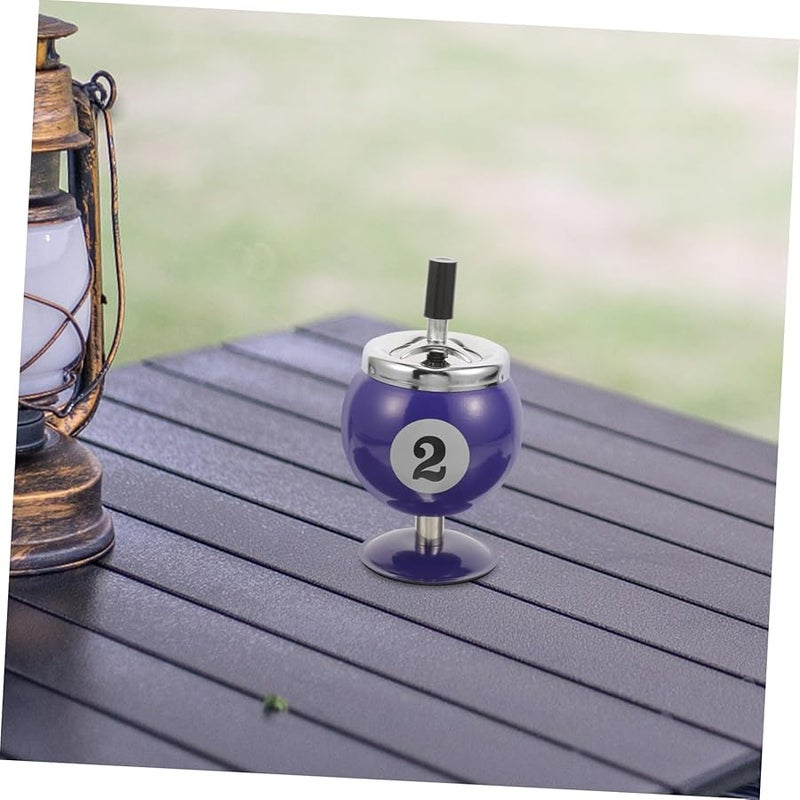 منفضة سجائر أوتوماتيكية للإطفاء مقاومة للرياح محمولة للداخل والخارج لتزيين المنزل والمكتب - Image 5