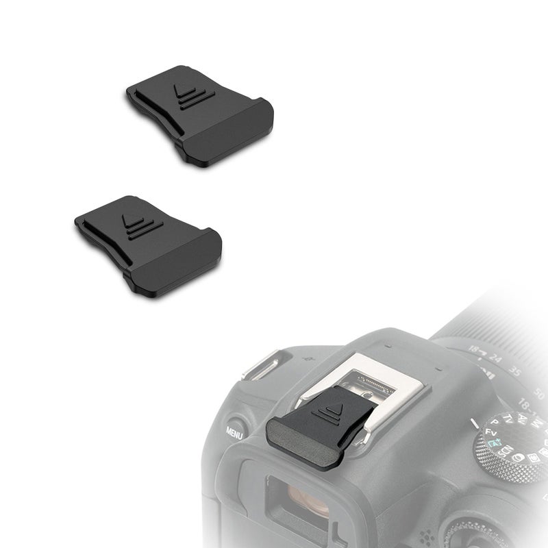 JJC 2Pack Hot Shoe Cover Cap Protector for Canon EOS R50 R10 R8 R7 R6 V R6 Mark II R5 Mark II R5C R3 Camera Replaces Canon ERSC2 Hot Shoe Cover - Image 2