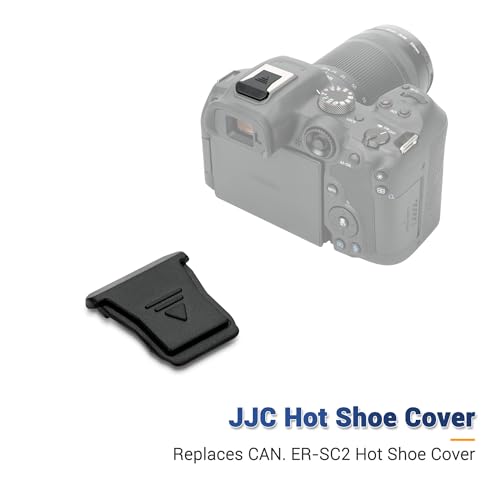JJC 2Pack Hot Shoe Cover Cap Protector for Canon EOS R50 R10 R8 R7 R6 V R6 Mark II R5 Mark II R5C R3 Camera Replaces Canon ERSC2 Hot Shoe Cover - Image 3
