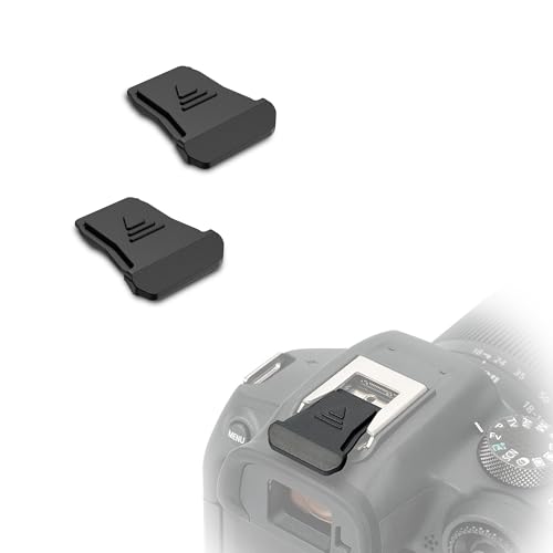 JJC 2Pack Hot Shoe Cover Cap Protector for Canon EOS R50 R10 R8 R7 R6 V R6 Mark II R5 Mark II R5C R3 Camera Replaces Canon ERSC2 Hot Shoe Cover - Image 1