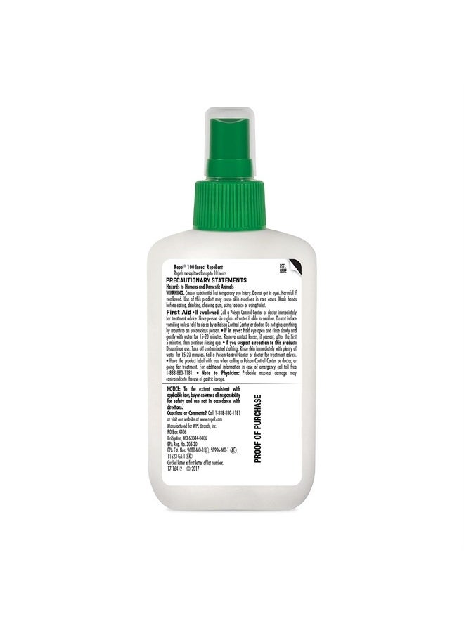 repel - 100 Insect Repellent, Pump Spray, 4-Fluid Ounces, 10-Hour Protection - Image 1