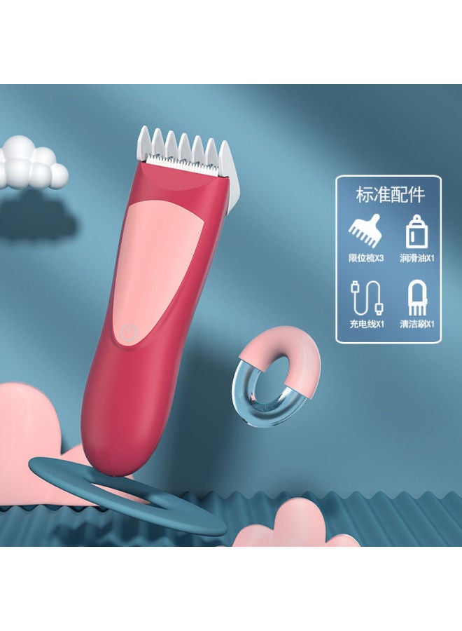 Newborn Razor Kidsren's Baby Hair Cutting Razor Mute Baby Electric Household Kids Hair Clipper. - Image 1
