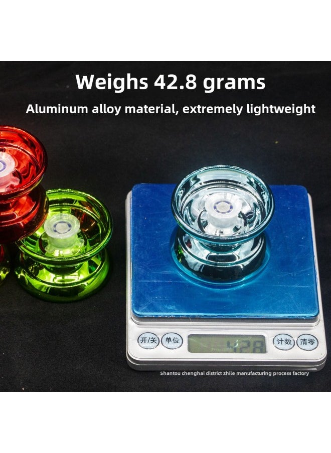 Alloy Yo-yo Entry Type Dead Sleep Live Sleep Yoyo Ball Competitive Yo-yo Wholesale-Color:Green Opp Bag  - Image 4