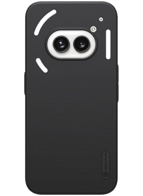 Nillkin Super Frosted Shield Phone Cover for Nothing Phone 2/2A Plus, Matte Hard Case with Anti-Fingerprint Protection  - Black