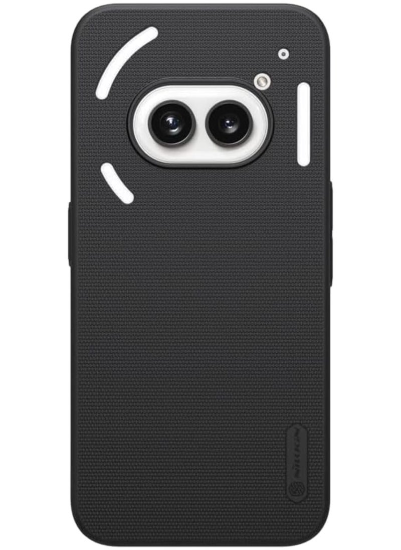 Nillkin - Nillkin Super Frosted Shield Phone Cover for Nothing Phone 2/2A Plus, Matte Hard Case with Anti-Fingerprint Protection  - Black - Image 1