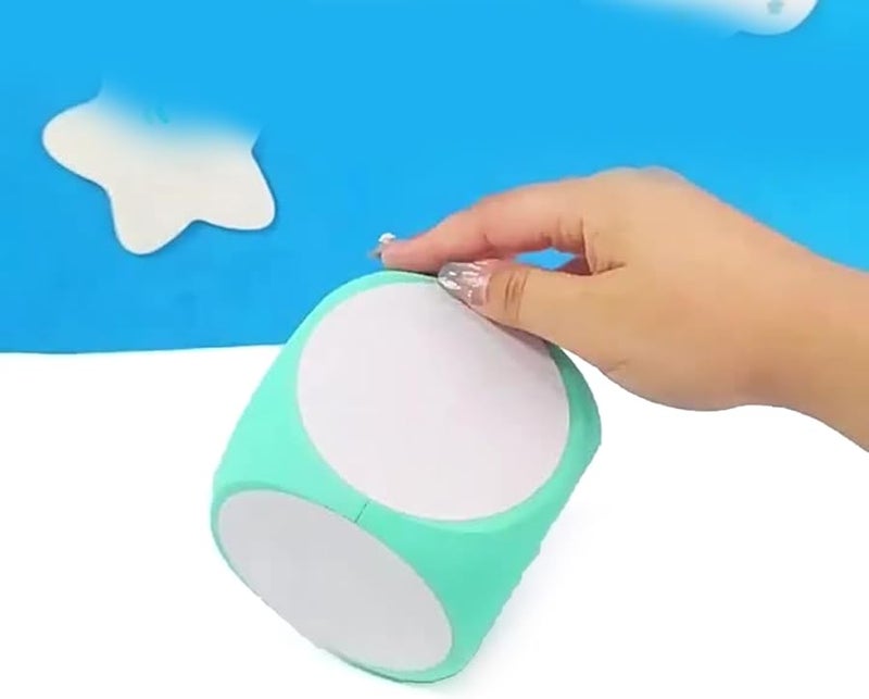 نرد أحمر لوح أبيض مكعبات للكتابة والمسح للأرقام والألعاب - Image 5