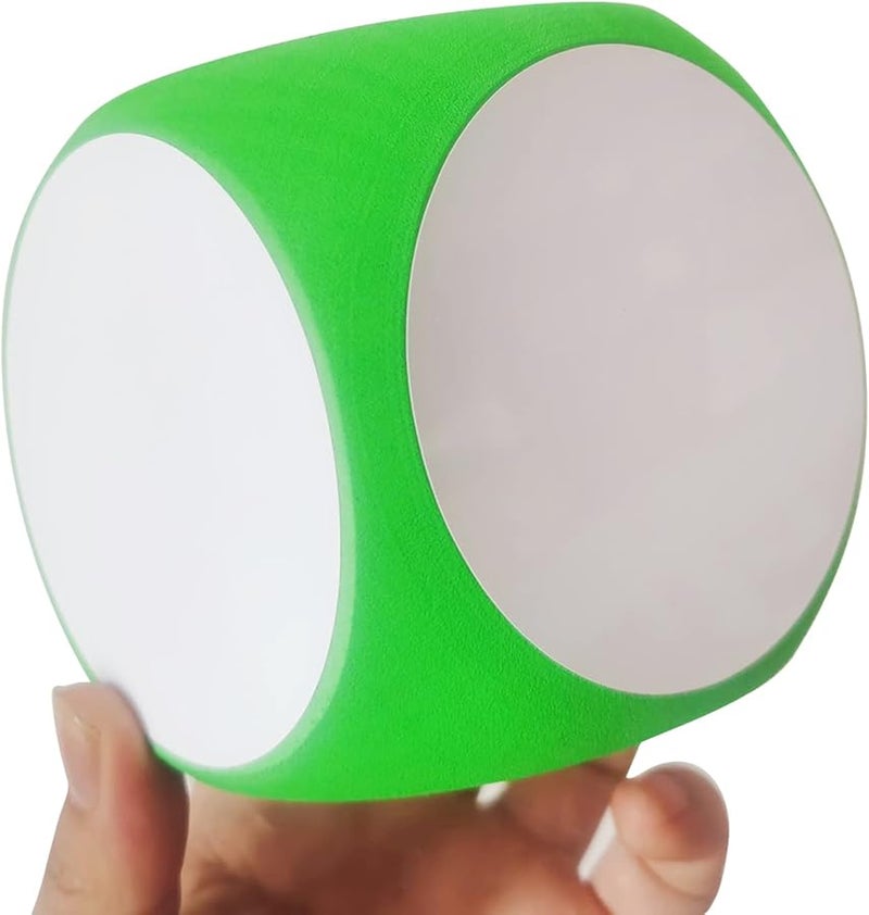 نرد أحمر لوح أبيض مكعبات للكتابة والمسح للأرقام والألعاب - Image 3