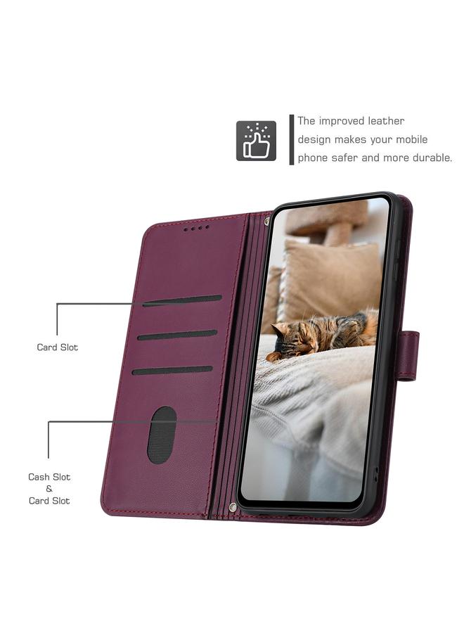 S-TOP Case For Infinix Zero 40 4G / Zero 40 5G Embossed Kitten Phone Leather Case with Lanyard - Image 5