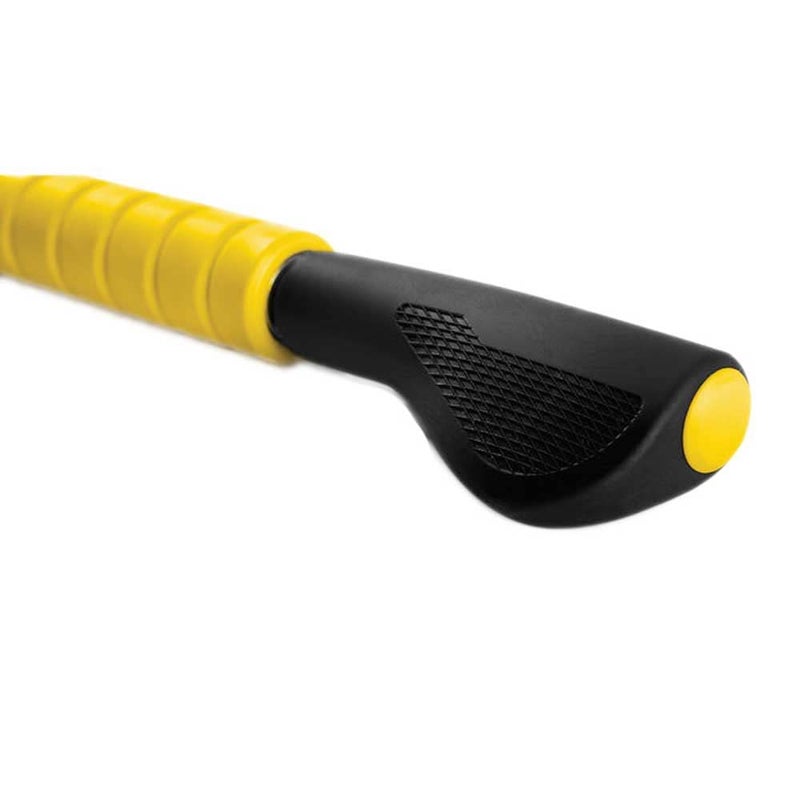 SKLZ Massage Bar Handheld Muscle Roller Massage Stick for Physical Therapy, Original Size , Yellow/Black , 20" - Image 2