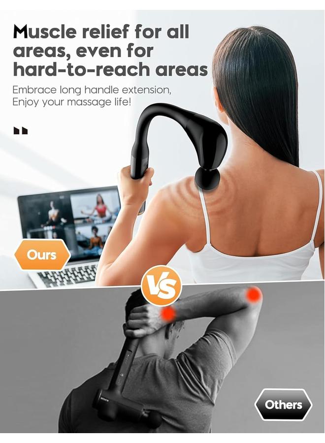 Massage Machine for Body Pain – Deep Tissue Handheld Body Massager for Neck, Shoulder, Back, Foot | Full Body Relaxation | Battery Powered - Image 2