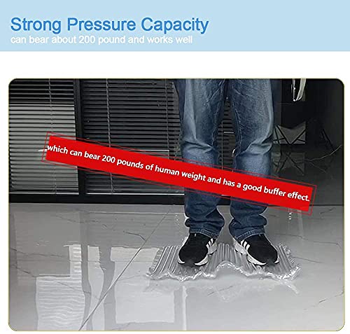 GOENDR Bubble Cushioning Wrap Roll, 15.75 inch x144 Feet, GOENDR Inflatable Air Pillow Column Wrap for heavy duty Packing and Moving, Large Bubble Wine Bottle Protector Breakable Shipping Supplies - Image 3