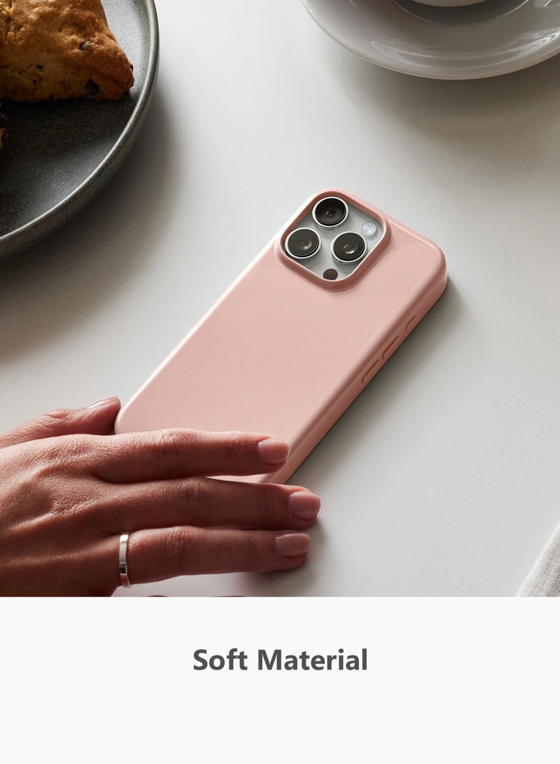 دبليو تيك ابل ايفون 16 برو ماكس 5 جي 2025 سوبر نحيفة ، نحيف مثل الغلاف الصلب للكمبيوتر الشخصي Magsafe ، غطاء حافظة حماية زاوية الشفاه المزروعة (MCMPMN) - ذهبي وردي - Image 2