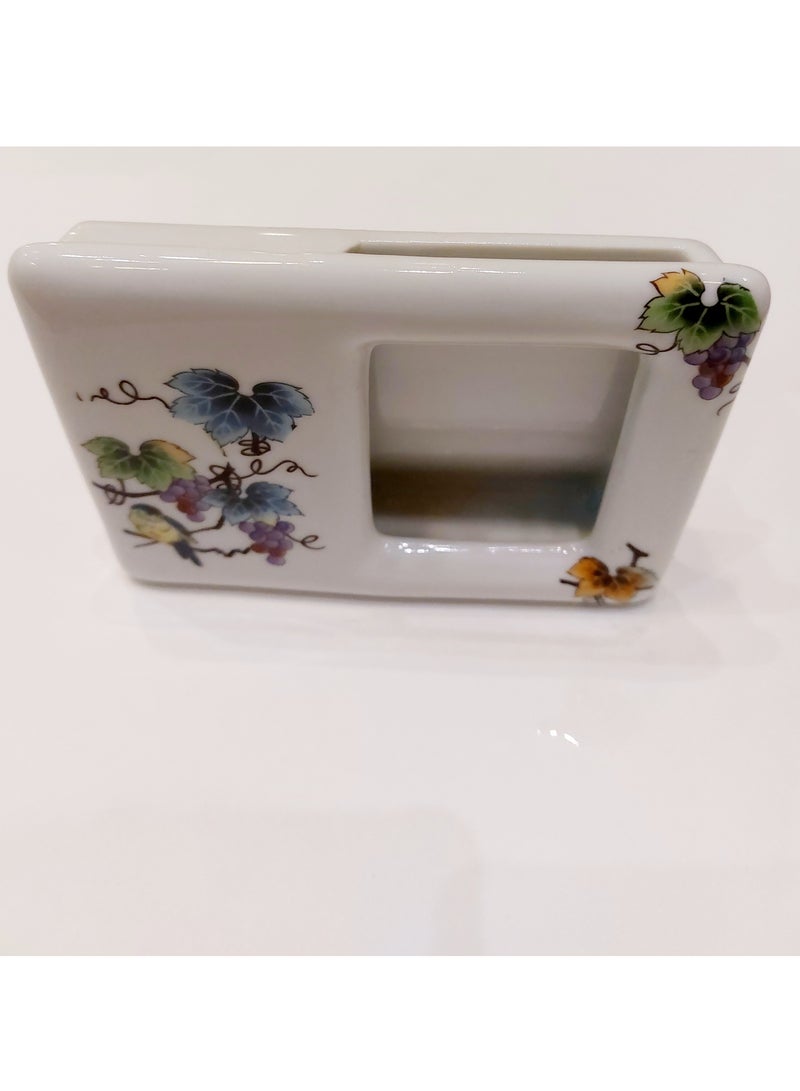 برواز صور بورسالين رسم اوراق الشجر و عصفور لوضعه على الترابيزة - Image 2