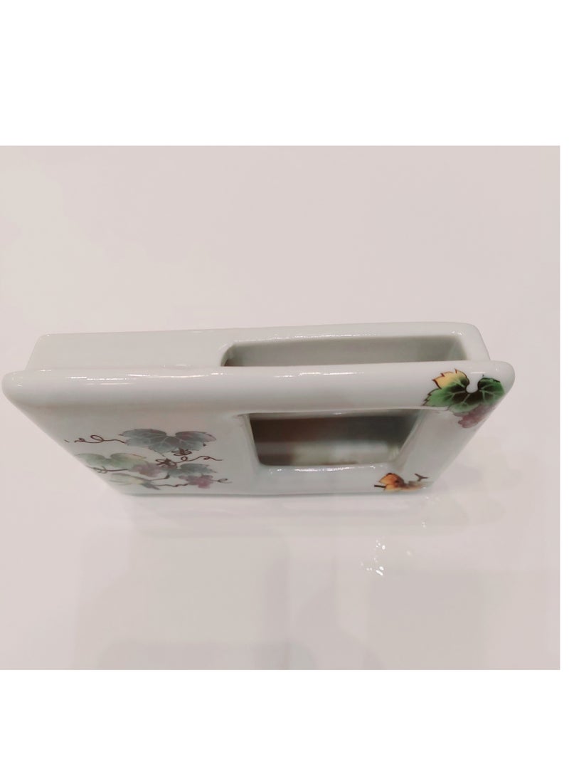 برواز صور بورسالين رسم اوراق الشجر و عصفور لوضعه على الترابيزة - Image 3