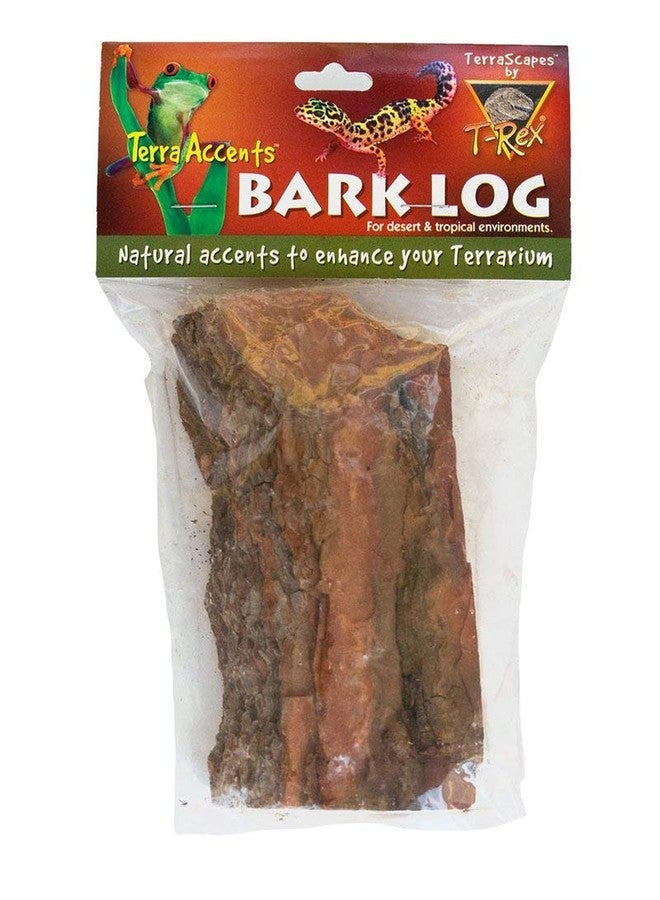 T-Rex Reptile Terrarium Décor - Terra Accents Bark Log - Image 1