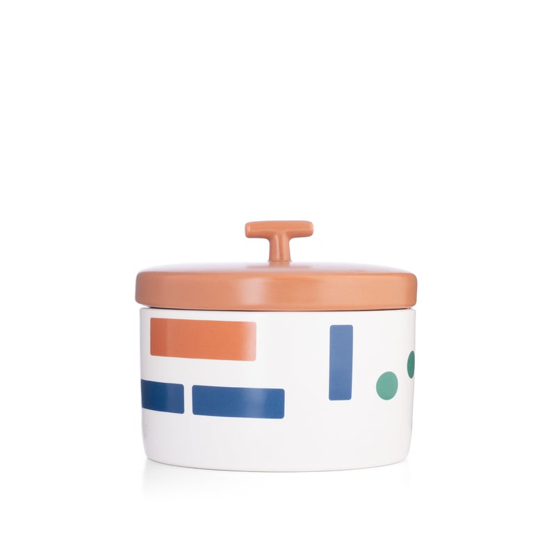 بلندز وعاء تقديم تمر مع غطاء من بلندز - Image 1