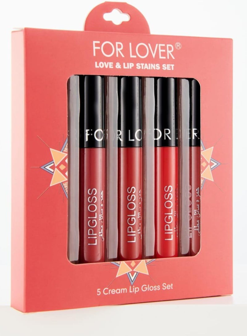 FOR LOVER 5-piece LOVE & LIP STAINS SET