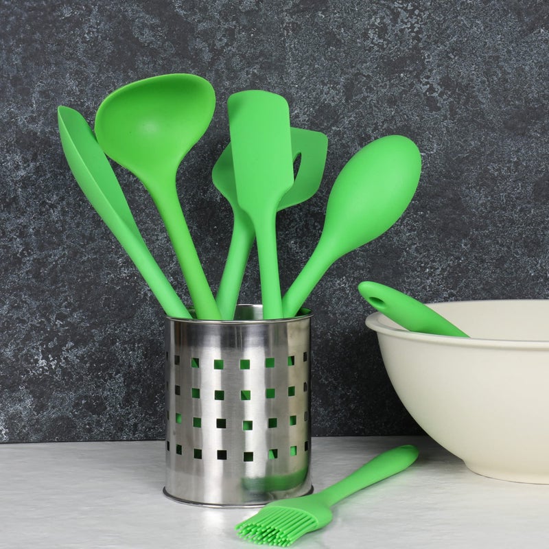 Chef Craft Premium Silicone Spoon Spatula  11.5 inch  Green - Image 5
