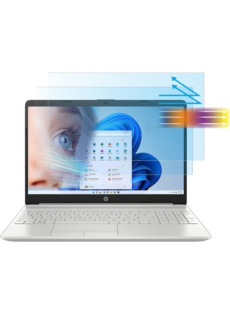 15.6 inch Blue Light Blocking Screen Protector Panel for 16:9 Widescreen Computer Monitor and Laptop - PC Anti-UV Eye Protection Filter Film - Anti-Scratch Diagonal Frame Shield [1 Pack] - Image 1