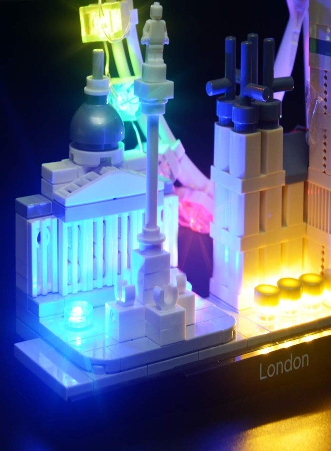 BRIKSMAX مجموعة إضاءة LED من BRIKSMAX لعمارة أفق لندن - متوافقة مع نموذج كتل البناء Lego 21034 - لا تشمل مجموعة Lego - Image 3