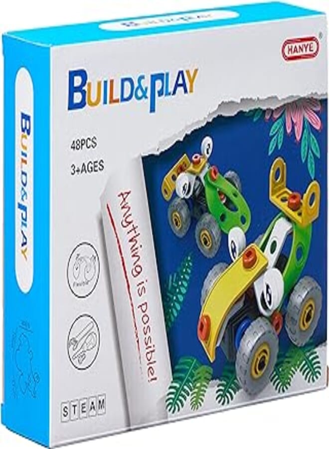HANYE Build & Play, Multi-Color, 48 Pieces, j/7745
