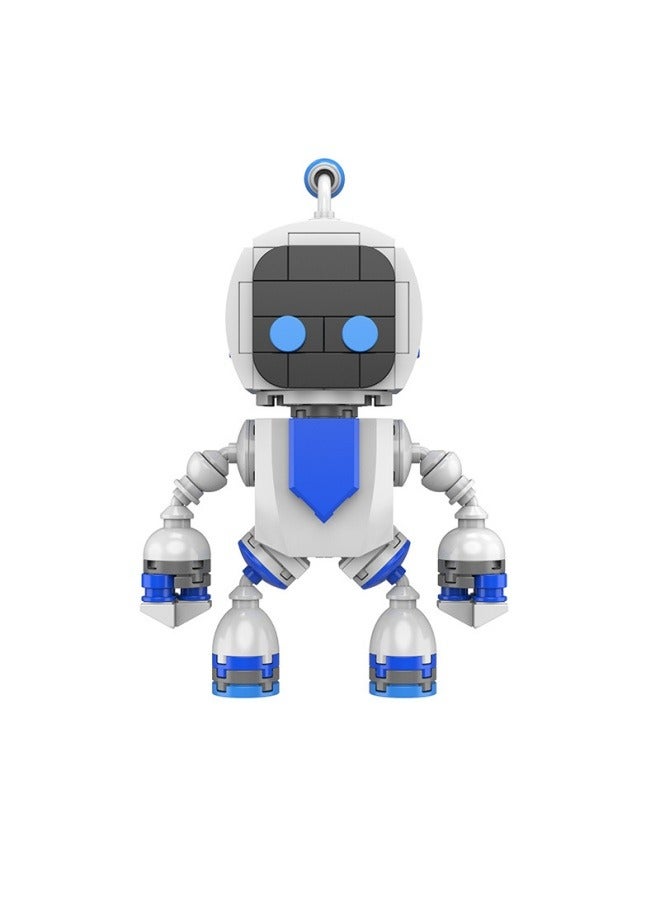 Astro Bot Robot Small Particle Assembly Building Blocks Children's Educational Toy Ornaments - Image 1