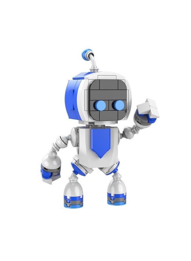Astro Bot Robot Small Particle Assembly Building Blocks Children's Educational Toy Ornaments - Image 2