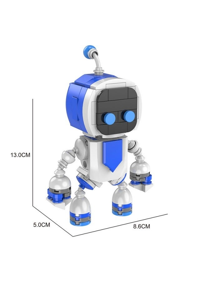 Astro Bot Robot Small Particle Assembly Building Blocks Children's Educational Toy Ornaments - Image 3