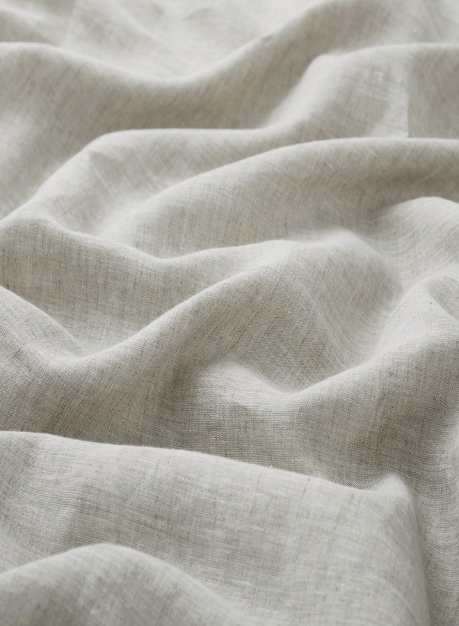 ATLINIA 100% Linen Pillowcases Set of 2, Euro Size 26" x 26" Pillow Case, Linen Pillow Sham - Image 4