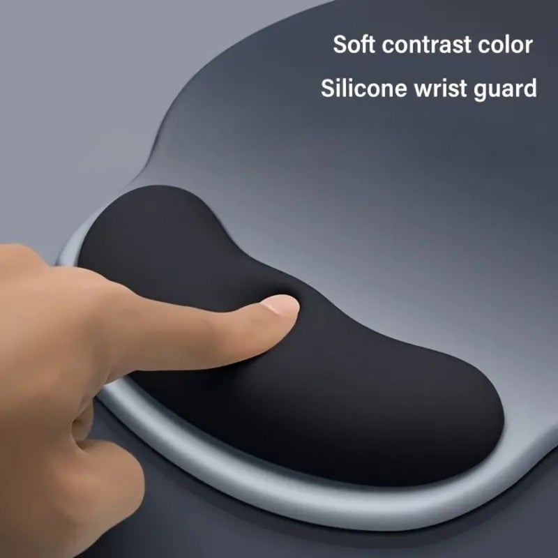 3pcs Mouse Wrist Rest Pad Set Keyboard Hand Support Silicone Office - Image 4
