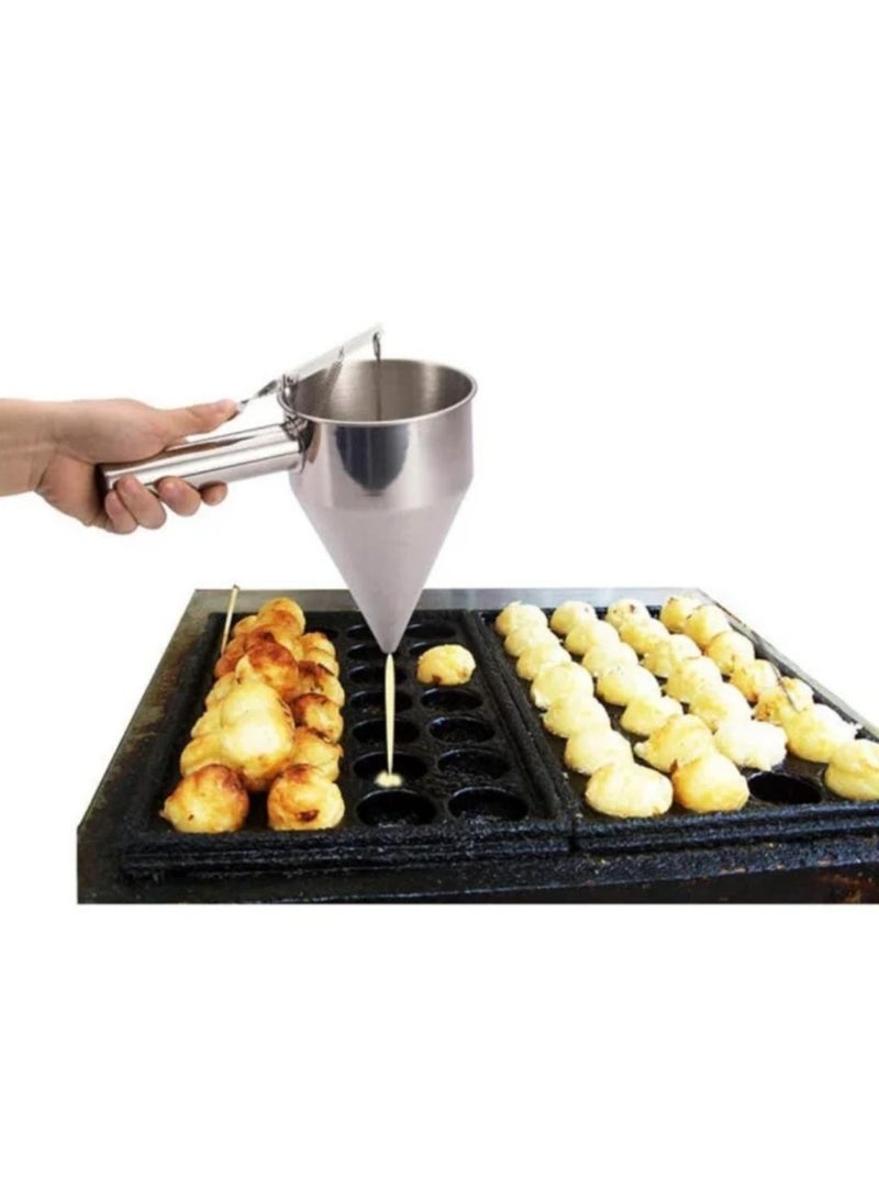 Silver pancake mix dispenser - Image 3