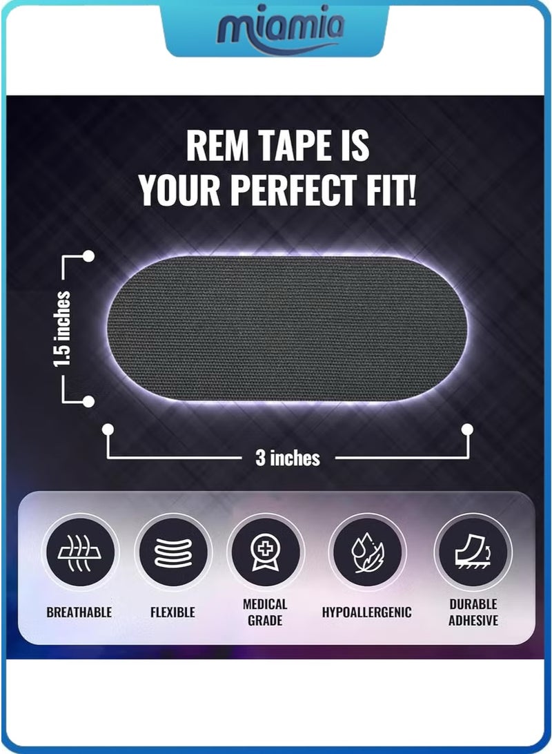 Miamia 30 Pack Sleep Tape Patch Hypoallergenic Breathable Tape Closed Mouth Patch Breathing Patch Micropore Tape Pain Free Removal Latex Free Gentle On Skin Medical Grade No Irritation  - Image 2