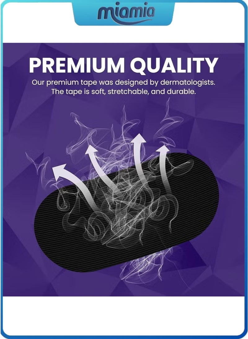 Miamia 30 Pack Sleep Tape Patch Hypoallergenic Breathable Tape Closed Mouth Patch Breathing Patch Micropore Tape Pain Free Removal Latex Free Gentle On Skin Medical Grade No Irritation  - Image 3