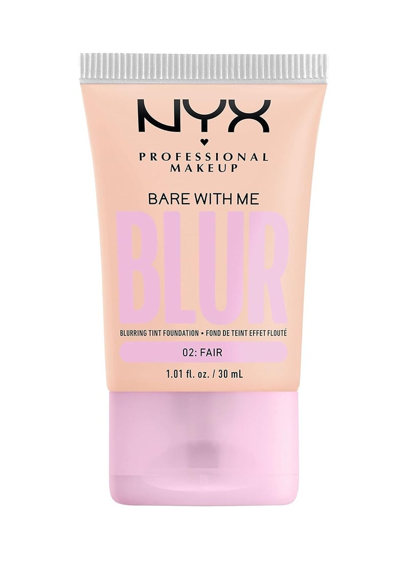NYX PROFESSIONAL MAKEUP - Bare With Me Blur Tint Foundation - Fair 30 ml - Image 1
