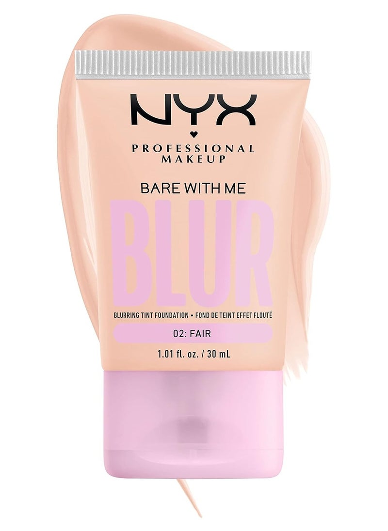 NYX PROFESSIONAL MAKEUP - Bare With Me Blur Tint Foundation - Fair 30 ml - Image 1