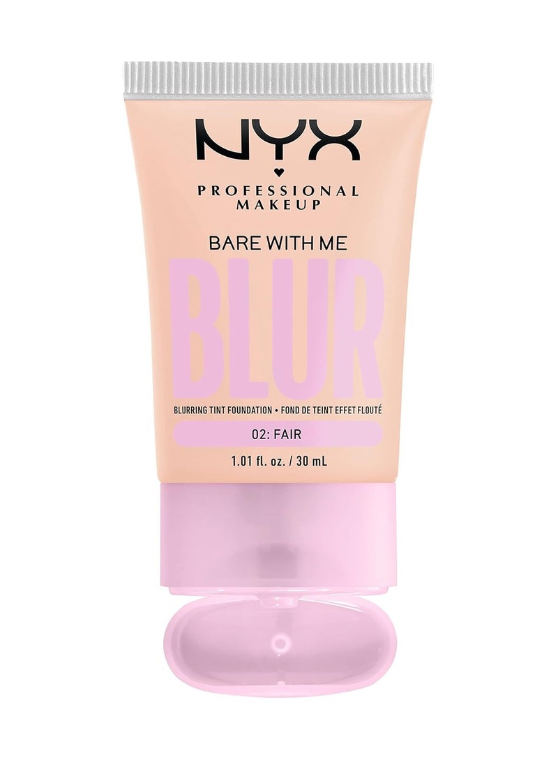 NYX PROFESSIONAL MAKEUP - Bare With Me Blur Tint Foundation - Fair 30 ml - Image 1