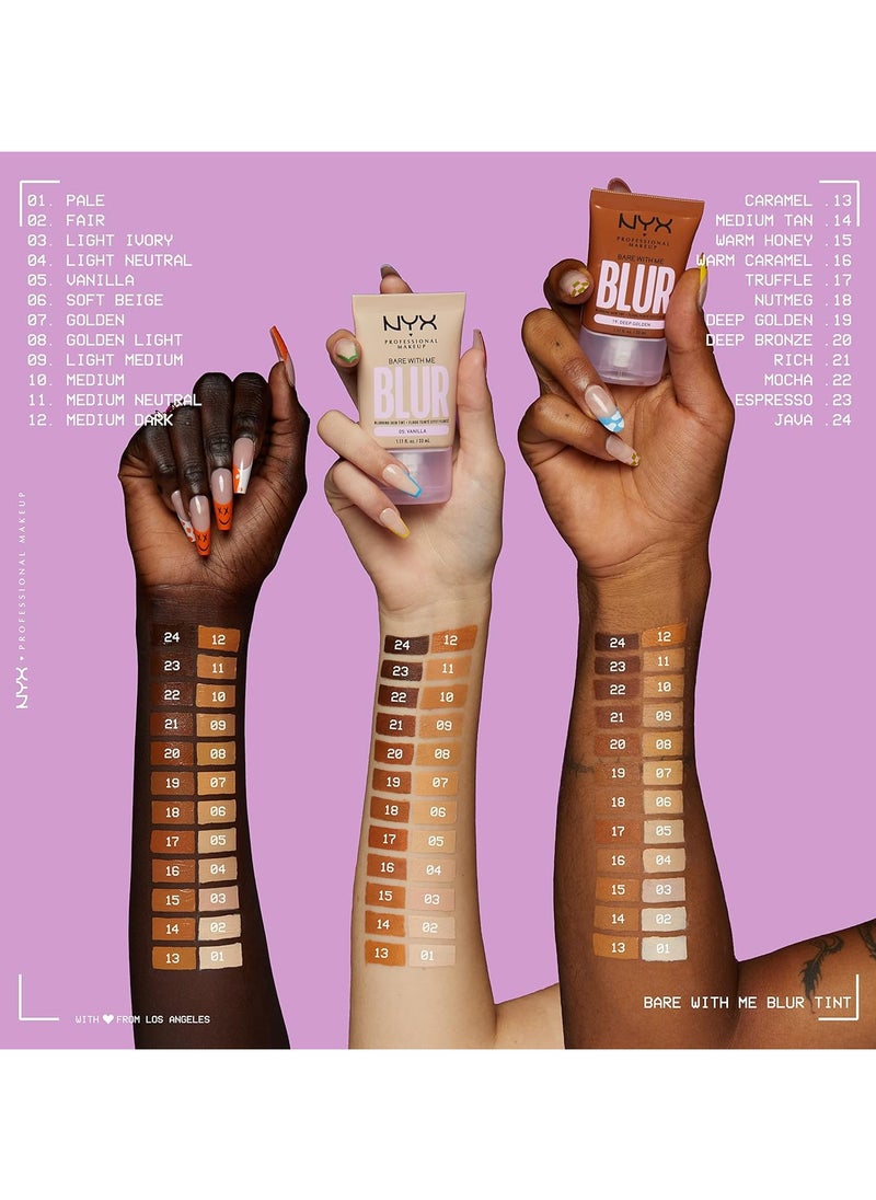NYX PROFESSIONAL MAKEUP - Bare With Me Blur Tint Foundation - Fair 30 ml - Image 1