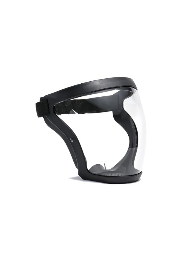 Full Face Shield Protective Mask Anti-Fog Clear Plastic Face Shield for Adults, Reusable Transparent Face Guard with Adjustable Strap, Full Coverage Face Protection for Work Medical Industrial Daily Use - Image 2