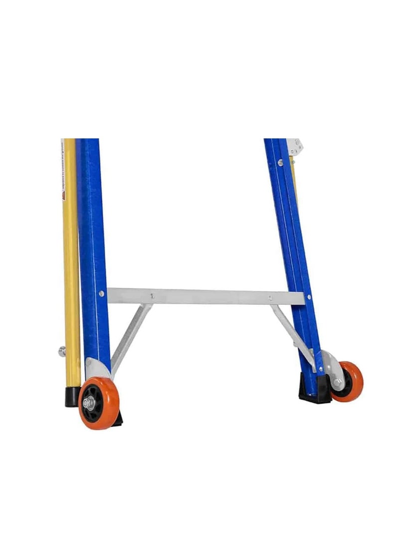 ABBASALI 4ft Fiberglass Platform Ladder (2m) - Image 5