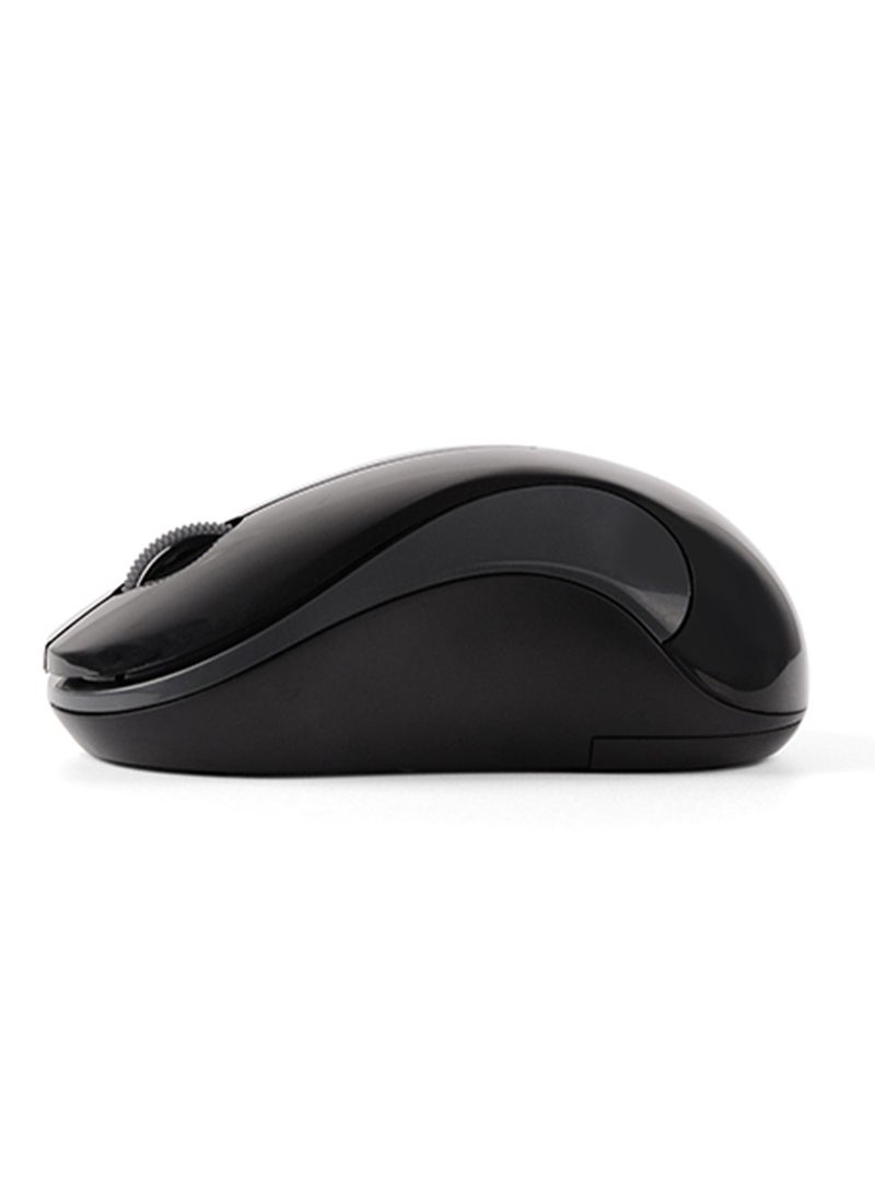 إيه 4 تيك ماوس ميني لاسلكي لأجهزة الكمبيوتر المحمولة G3-270، 2.4 جيجا هرتز V-Track Mouse 1000 نقطة في البوصة، مسافة تصل إلى 10-15 متر، تتغير البطارية بهندسة موفرة للطاقة، بصري - رمادي  - Image 3