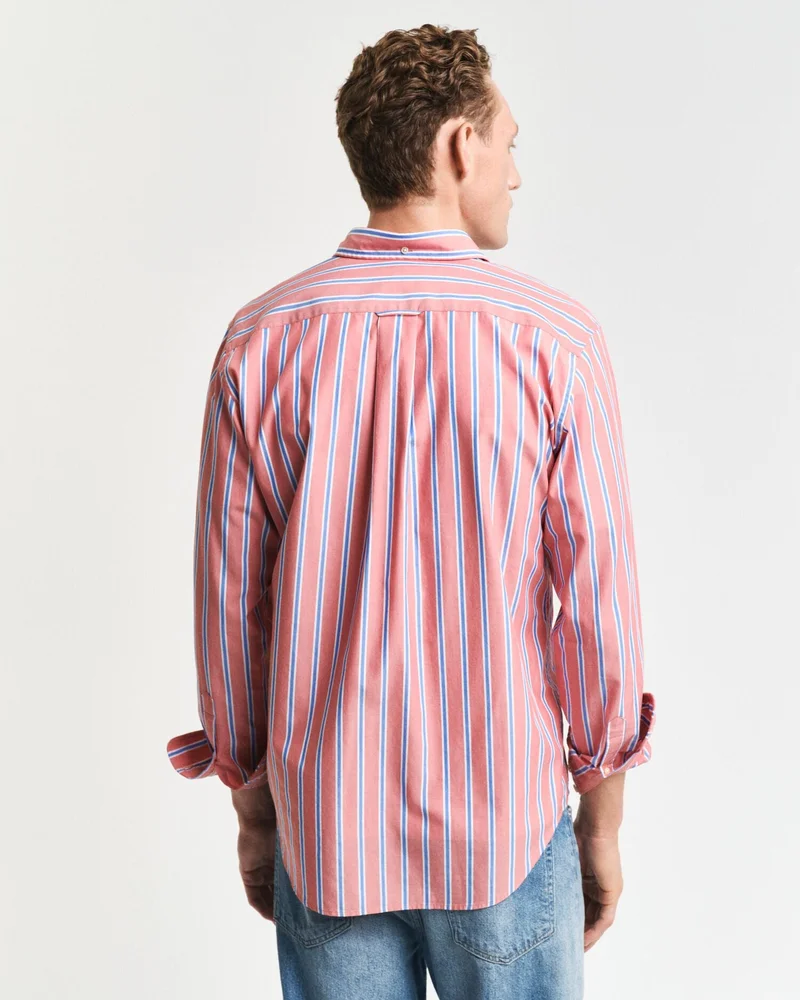 GANT Gant Regular Classic Poplin Stripe Shirt
