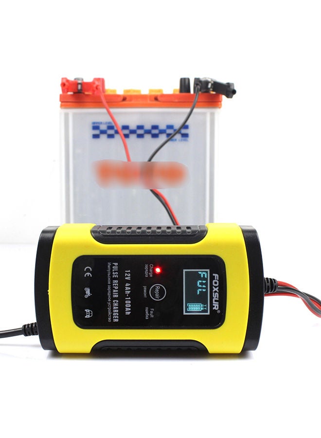 NIBEMINENT 12V 5A LCD Car/Motorcycle Pulse Repair Battery Charger Lead Acid Storage - Image 4