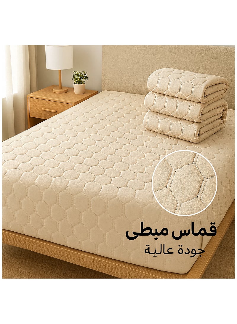 مينج لي طقم لحاف سرير نفرين مضغوط 6 قطع – بوليستر ناعم – مقاس كينج 230×250 سم - Image 2