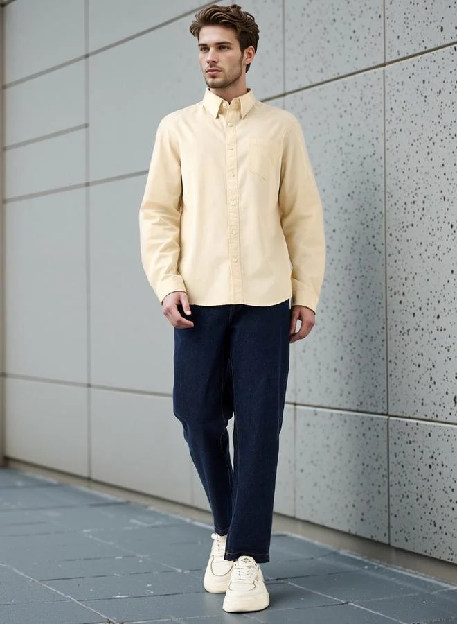 Lee Cooper Lee Cooper Regular Fit Shirt with Pocket