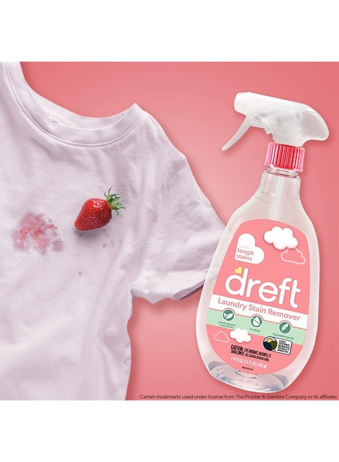 Dreft Stain Remover for Baby Clothes, Laundry Stain Remover Spray, Hypoallergenic Stain Treater, 22 Fl oz (Pack of 2) - Image 5