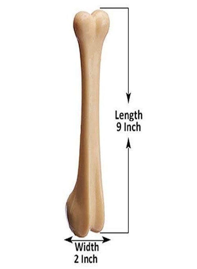 Fondle Dog Nylon Hard Chew 9inch Bone Toys for Adult Dogs, Dog Toys, Aggressive Chewers Teething Toys, Suitable for Large and Medium Dog (1 Piece) (9inch Bone) - Image 3