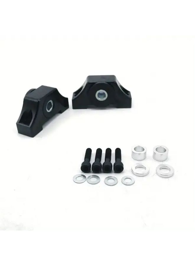 Car Engine Torque Mount Kit Black For 92-01 Honda Civic EG EK D15 D16 B16 B20 Aluminum Motor Mounting Kit - Image 5