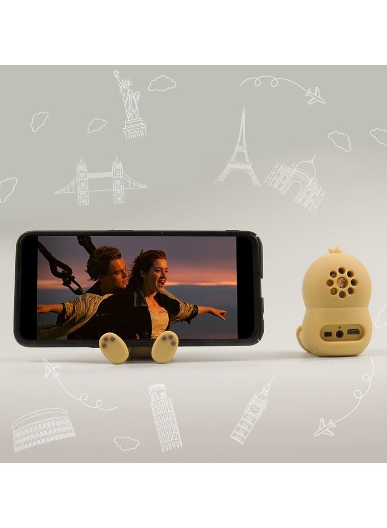 General Cute girl bluetooth speaker mobile phone holder bluetooth speaker mini portable cartoon animal bluetooth speaker gift  - Image 3